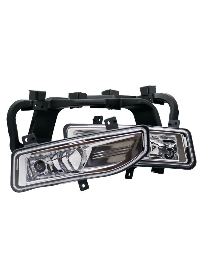 DLAA Pack of 2 Front Halogen NS332-1 Fog Lamp with Brackets, Wires & Switch Suitable for Kicks 2017-ON | 1 Year International Warranty - Image 2